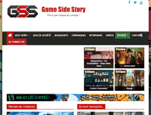 Tablet Screenshot of gamesidestory.com